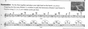 overtone warm up exercise for flute