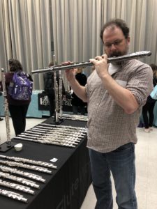 bass flute at the Central Ohio Flute Association event